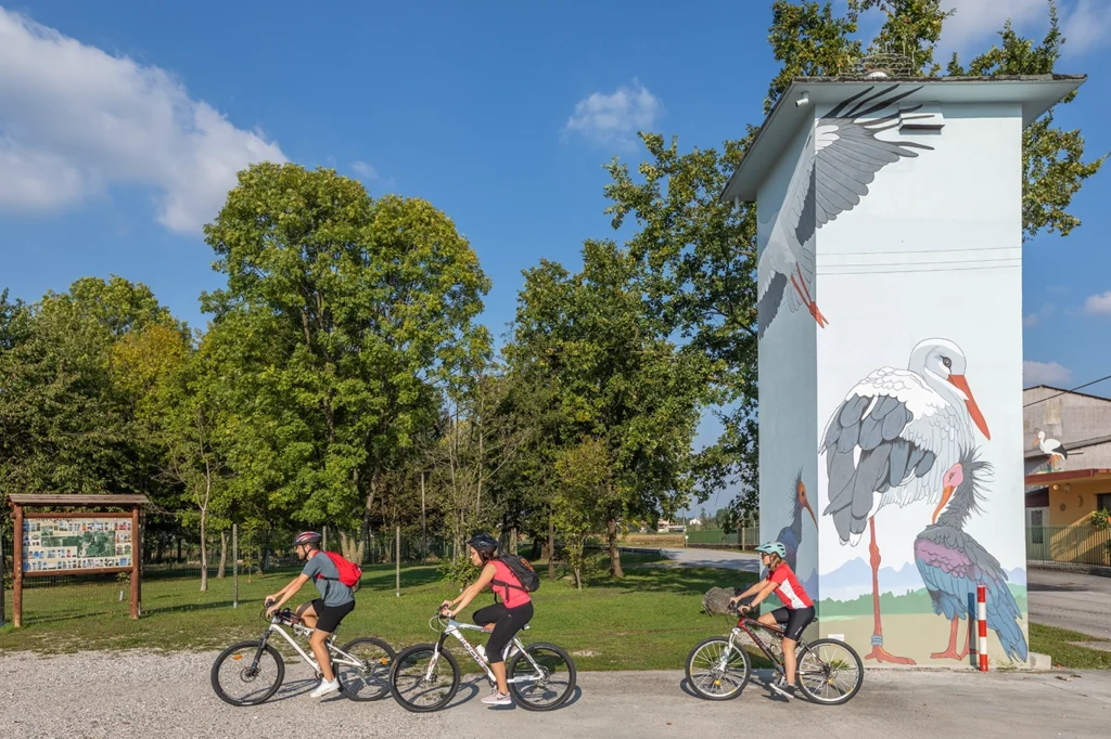 Ingresso dell'Oasi dei Quadris a Fagagna
