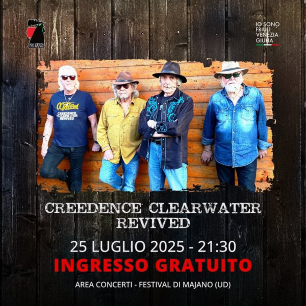 Festival Di Majano Creedence Clearwater Revived