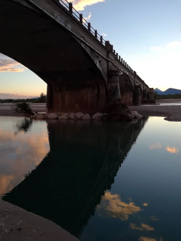 Dignano, ponte al tramonto. Ph. Polano Samuele
